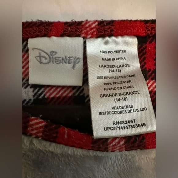 - Disney Mickey Mouse Fleece Gown Size XL(14-18) - Picture 7 of 13